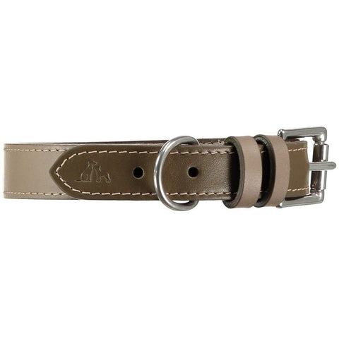 Richmond Dog Collar by Baker & Bray - Earth/Truffle - Pets Own Us - Baker & Bray - BB-41-01-16-XS United Kingdom