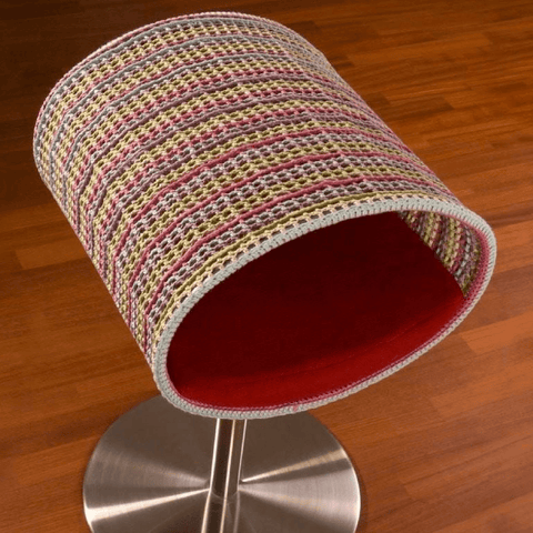 Rondo Crochet Cat Cave Stand by Pet Interiors - Pets Own Us - Pet Interiors - United Kingdom