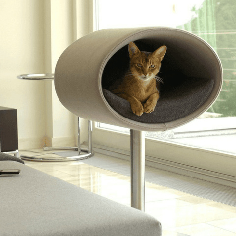 Rondo Felt Cat Cave Stand by Pet Interiors - Pets Own Us - Pet Interiors - United Kingdom