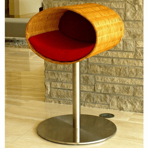 Rondo Wicker Cat Cave Stand by Pet Interiors - Pets Own Us - Pet Interiors - United Kingdom