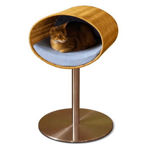 Rondo Wicker Cat Cave Stand by Pet Interiors - Pets Own Us - Pet Interiors - United Kingdom
