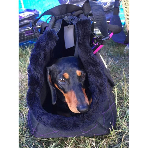 Shoulder Pet Carrier from Safe to Shake - Pets Own Us - Wheels4Dogs - United Kingdom