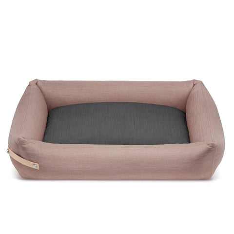 STOKKE Luxury High Side Dog Bed by Labbvenn in Pink/Grey - Pets Own Us - Labbvenn - United Kingdom