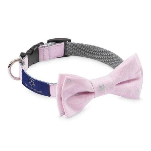 Street Bowtie by Oh Charlie - Pink & White Stars - Pets Own Us - Oh Charlie - United Kingdom