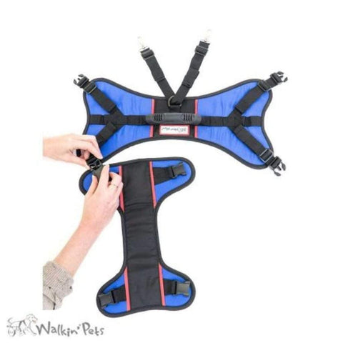 Walkin’ Lift Combo Dog Harness – Front - Pets Own Us - Wheels4Dogs - WLHF1-S United Kingdom